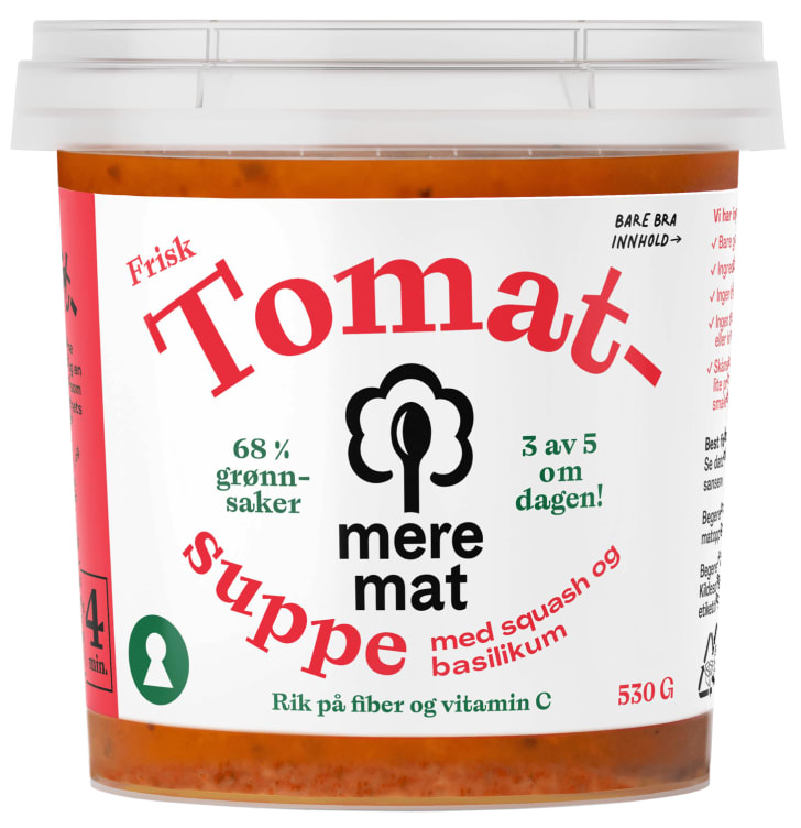 Bilde av Tomatsuppe 530g Mere Mat