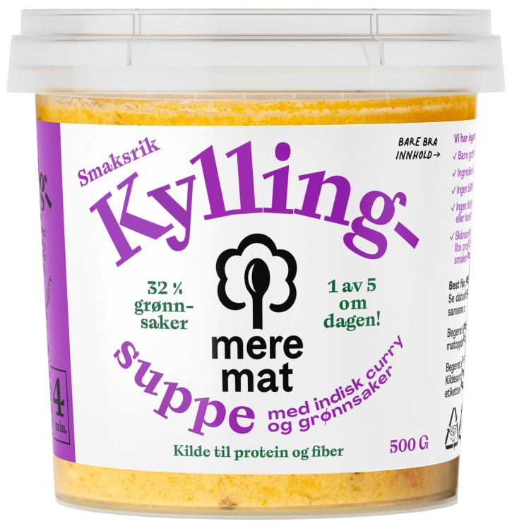 Kyllingsuppe 500g Mere Mat