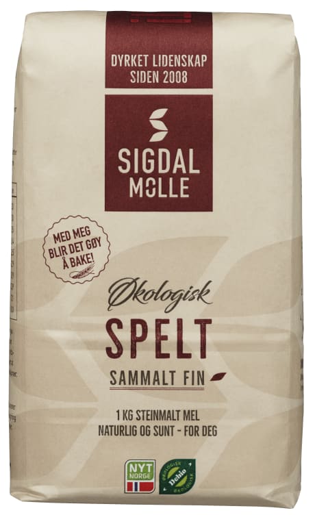 Bilde av Speltmel Sammalt Fin Økologisk Spesialkorn 1kg