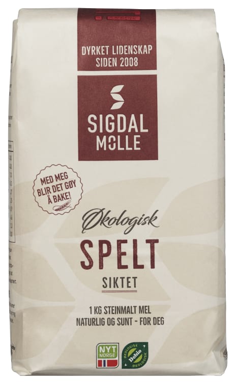 Speltmel Siktet Økologisk Spesialkorn 1kg