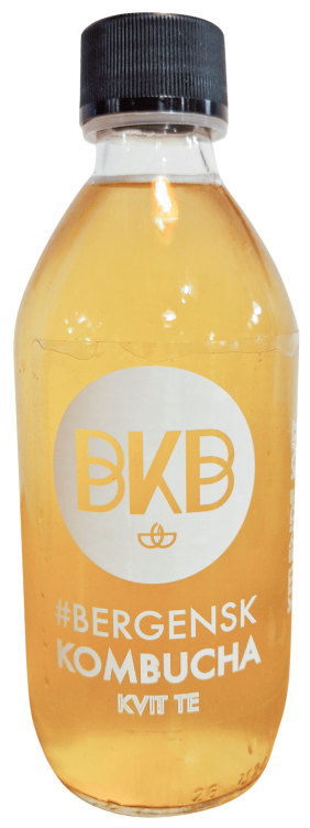 Kombucha Kitlende Kvit 0,33l flaske Bkb