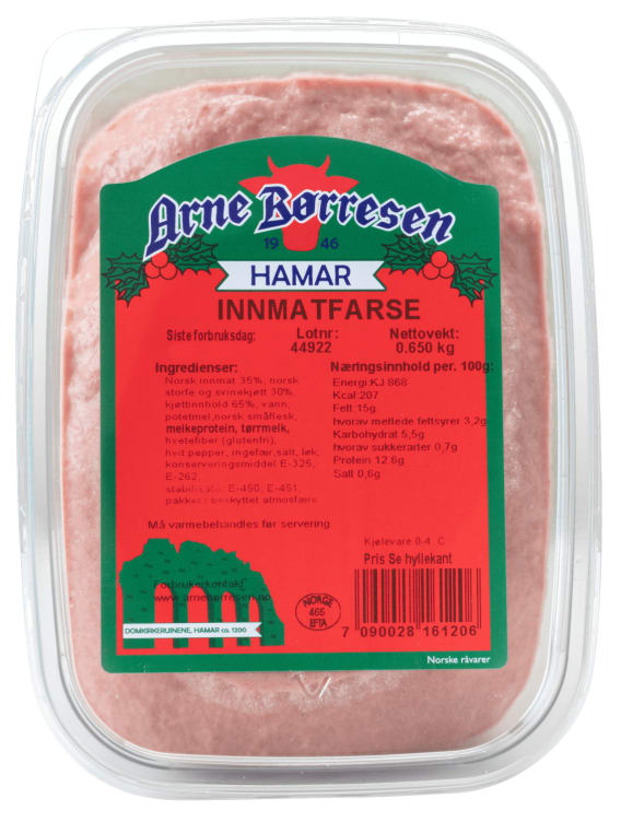 Innmatfarse 650g Arne Børresen