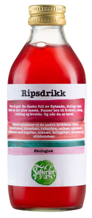 Ripsdrikk Økol 250ml flaske Safteriet