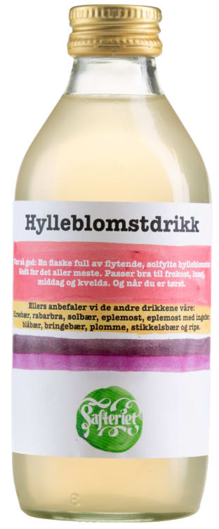 Hylleblomstdrikk 250ml flaske Safteriet