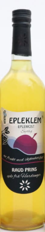 Epleklem Eplemost Raud Prins 0,75l flaske Innigo