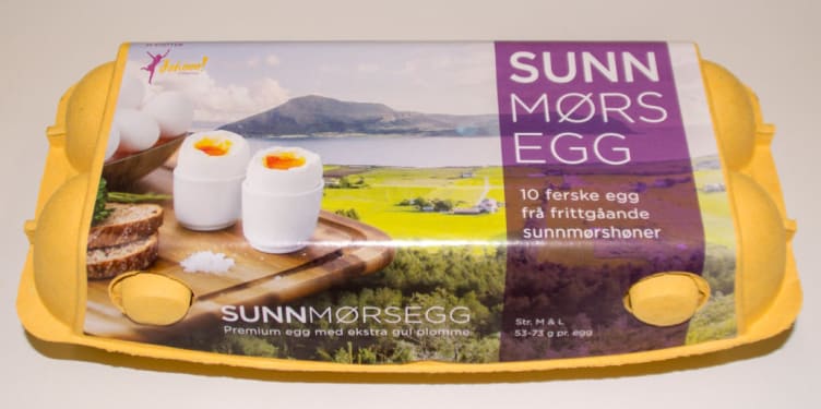 Sunnmørsegg Frittgående M/L 10stk