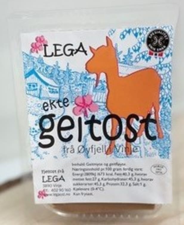 Geitost Ekte Bronost skivet 135g Lega