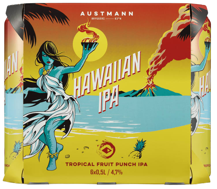 Austmann Hawaiian Ipa 0,5lx6 boks