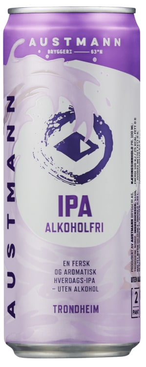 Austmann Ipa Alkoholfri 0,33l boks