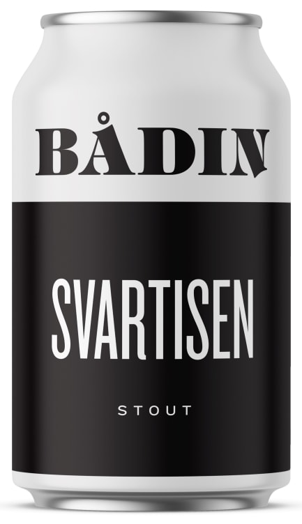 Bilde av Svartisen Stout 0,33l boks Bådin