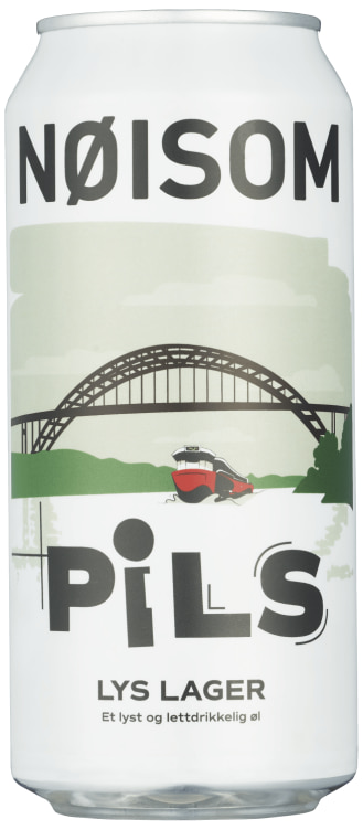 Nøisom Pils Lys Lager 0,44l boks