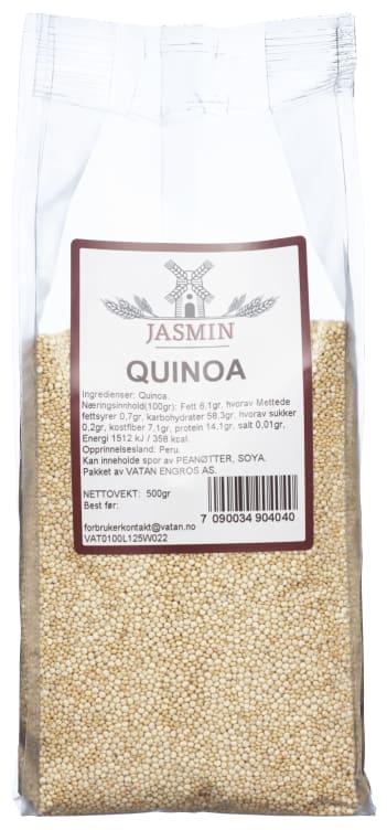 Quinoa Frø 500g Jasmin