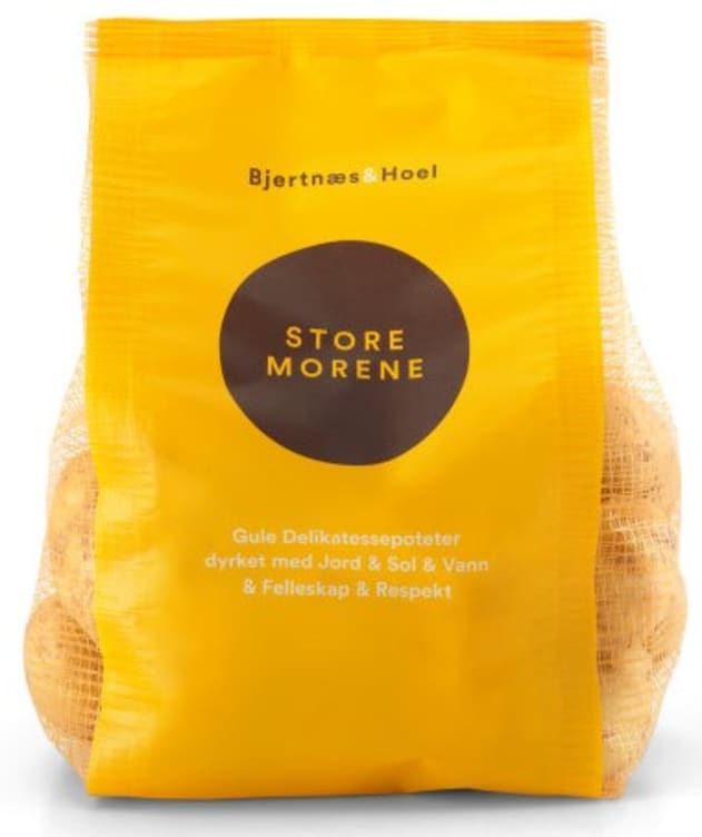 Morenepotet Store Gule 1,5kg Bjertnæs&Hoel