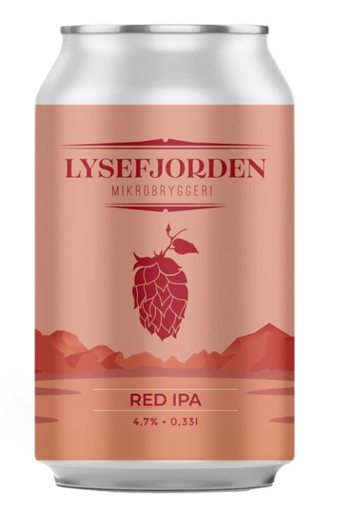 Red Ipa 0,33l boks Lysefjorden