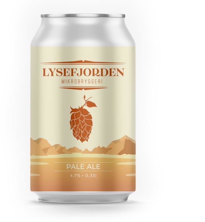 Pale Ale 0,33l boks Lysefjorden