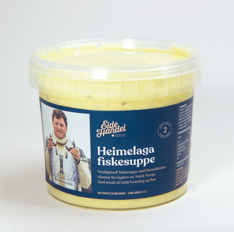 Eides Fiskesuppe 800g Eide Heimelaga