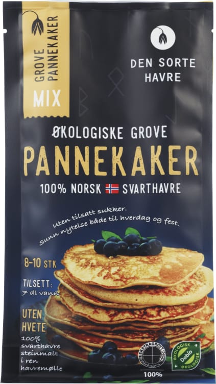 Pannekaker Grove Av Svarthavre Økol.8stk