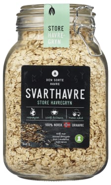 Svarthavregryn Store 940g Den Sorte Havre