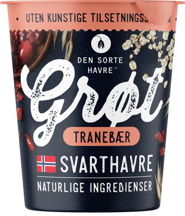 Product Image for Havregrøt m/Tranebær 65g Den Sorte Havre