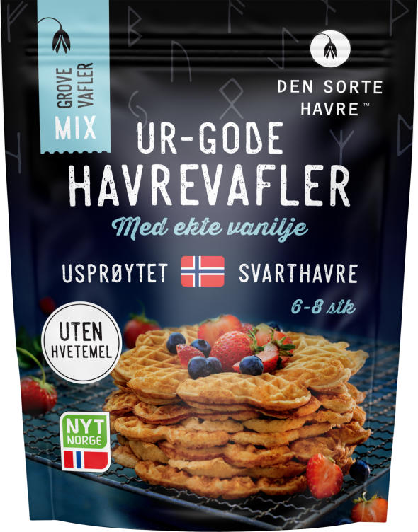 Product Image for Havrevafler 330g Den Sorte Havre