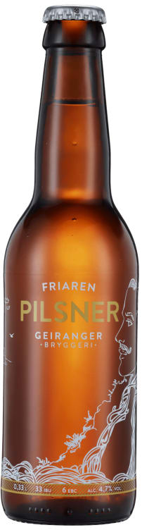 Bilde av Friaren Pils 4,7% 0,33l flaske Geiranger