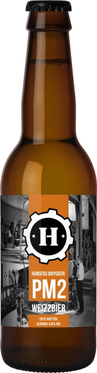 Pm2 Weizzbier 0,33l flaske Hunsfos Bryggeri