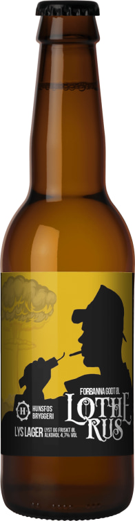 Lotherus Lys Lager 0,33l Hunsfos Bryggeri