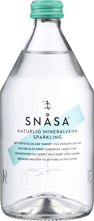 Snåsa Mineralvann m/Kullsyre 0,5l Glassfl