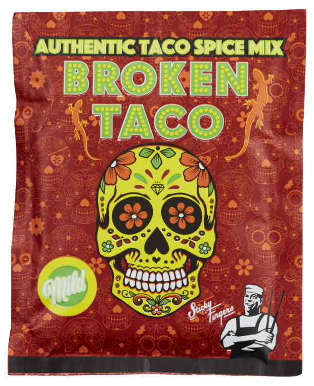 Taco Spice Mix Authentic 25g Broken Taco
