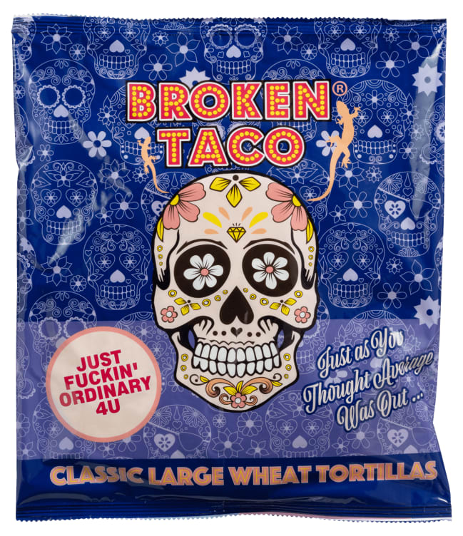 Product Image for Tortilla 25cm 6stk 370g Broken Taco