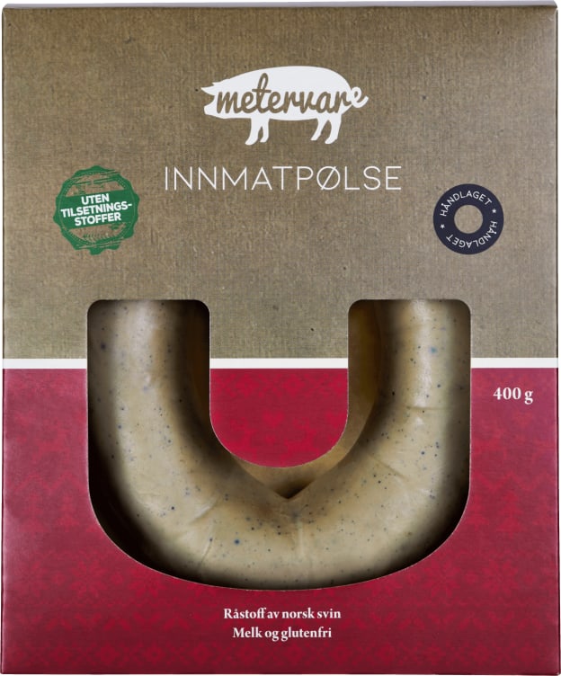 Innmatpølse Finmalt 400g Metervare