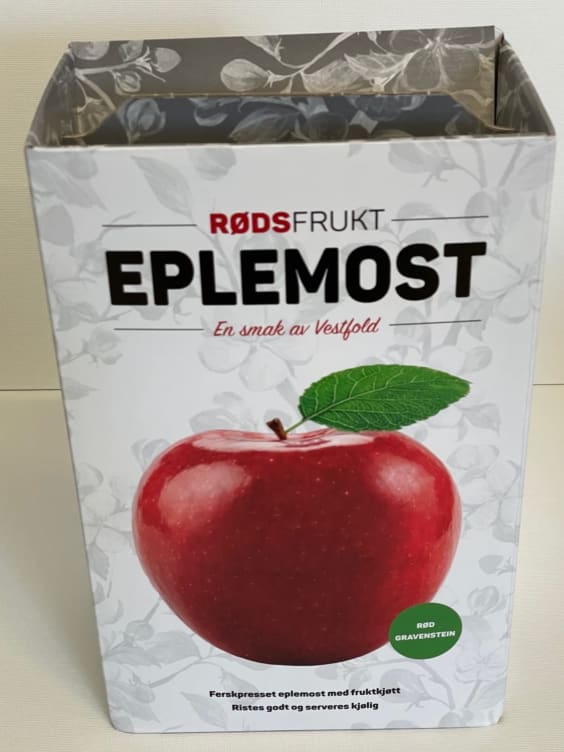 Eplemost Rød Gravenstein 3l Bib Rødsfrukt