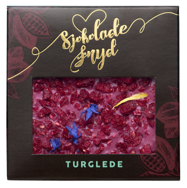 Bringebærsjokolade