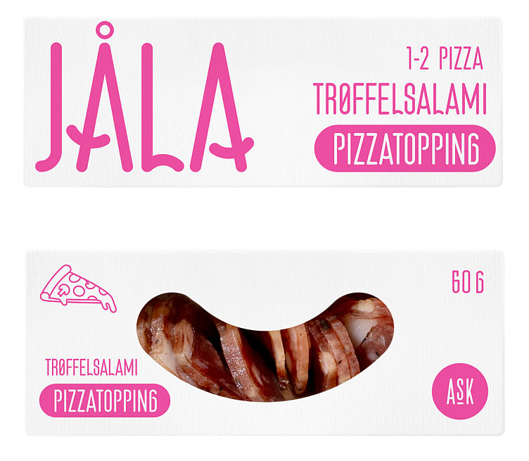 Jåla Pizzatopping Trøffelsalami 60g Ask Gård