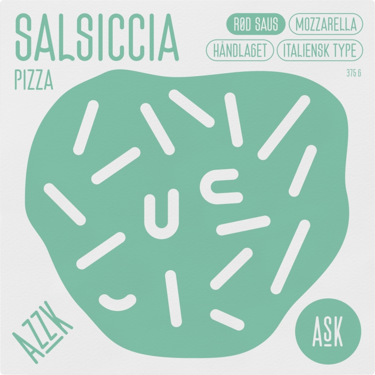 Salsicccia Pizza 375g Ask
