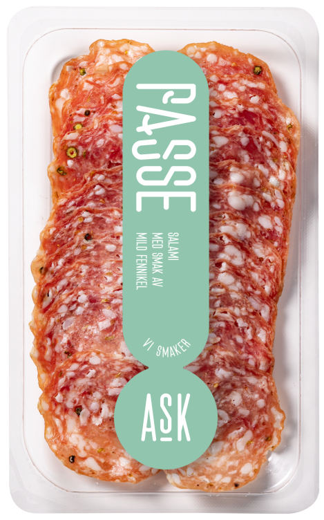 Passe Salami skivet 80g Ask Gård
