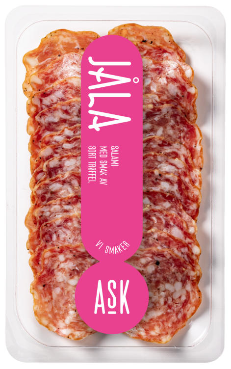 Jåla Trøffelsalami skivet 80g Ask Gård