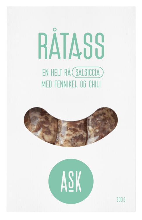 Råtass Rå Salsicca 300g Ask Gård