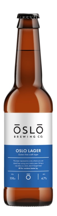 Oslo Lager 0,33l flaske Oslo Brewing