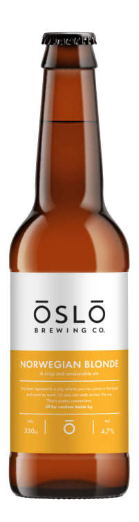 Norwegian Blonde 0,33l flaske Oslo Brewing