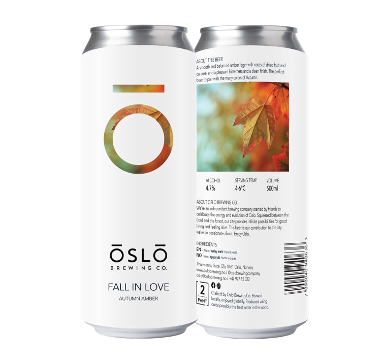 Fall In Love 0,5l boks Oslo Brewing