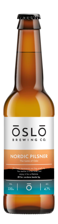 Nordic Pilsner 0,33l flaske Oslo Brewing