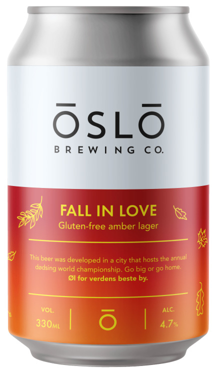 Bilde av Fall In Love 0,33l boks Oslo Brewing