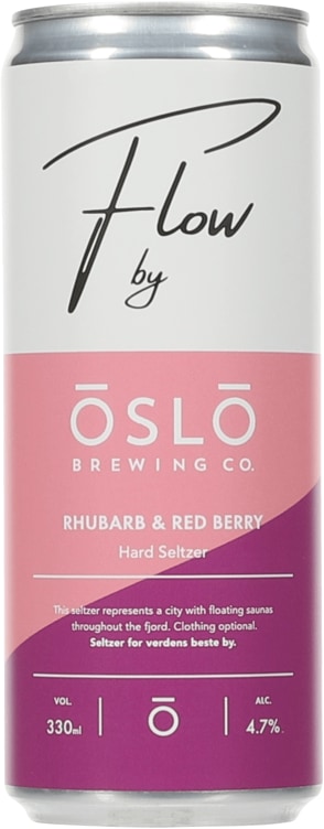 Flow Rhubarb & Red Berry 0,33l boks Oslo Brewing