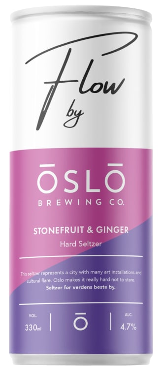 Flow Stonefruit & Ginger 0,33l boks Oslo Brewing
