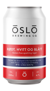Rødt Hvitt&Blått 0,33l boks Oslo Brewing