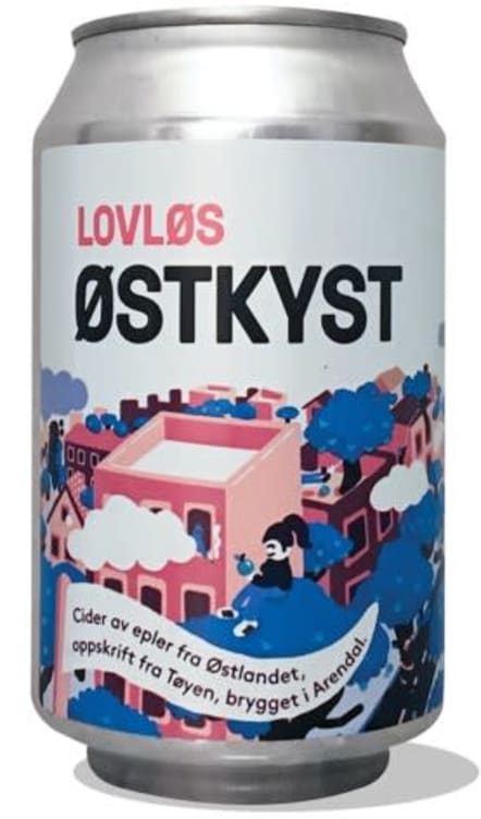 Lovløs Østkyst Cider 0,33l boks