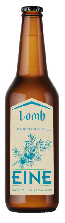 Eine 0,5l flaske Lomb