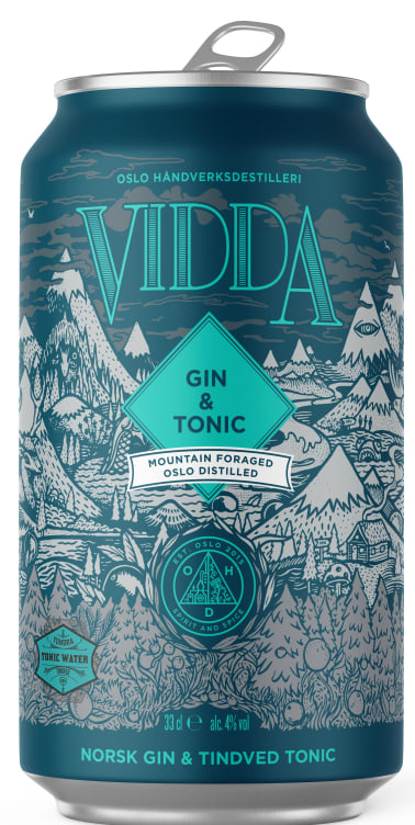 Bilde av Vidda Gin&Tonic 0,33l boks