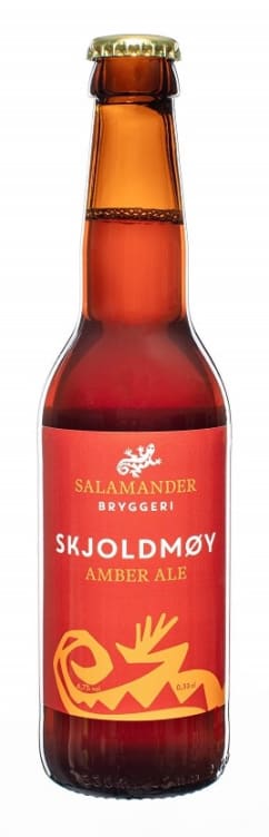 Skjoldmøy Amber 0,33l flaske Salamander